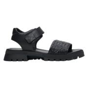 Estro Sandals Black, Dam