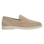 Estro Kvinnors Sand Beige Naturlig Velour Loafers Er00113365 Beige, Da...