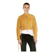 Eytys Suede Biker Jacket Yellow, Herr