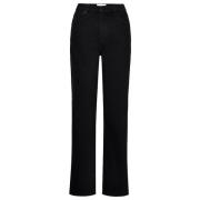 Abrand Jeans Hög Straight Blacklight Jeans Black, Dam