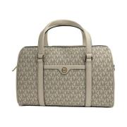 Michael Kors Kräm Crossbody Duffle Väska Beige, Dam