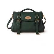 Mulberry Grön Alexa Satchel Väska Green, Dam