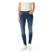 Replay Skinny Fit Jeans Blue, Dam