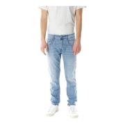 Replay Mörkblå Slim Fit Stretch Jeans Blue, Herr