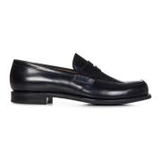 Church's Svart Läder Loafer Skor Black, Herr