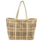 Burberry Vintage Pre-owned Laeder totevskor Multicolor, Dam