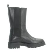 Geox Stiliga High Boots med Iridea-detalj Black, Dam