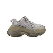 Balenciaga Vintage Pre-owned Plast sneakers Beige, Dam