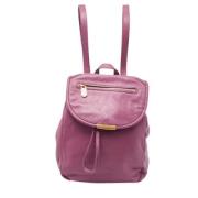 Marc Jacobs Pre-owned Pre-owned Laeder ryggsckar Purple, Dam