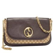 Gucci Vintage Pre-owned Canvas gucci-vskor Brown, Dam