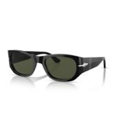 Persol Stiliga solglasögon med klassisk design Black, Unisex