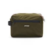 K-Way Unisex Ripstop Nylon Trousse Demu Green, Dam