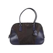 Prada Vintage Pre-owned Laeder totevskor Black, Dam