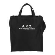 A.p.c. Återvunnen Tote Väska Black, Herr