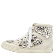 Jimmy Choo Pre-owned Pre-owned Laeder sneakers White, Dam