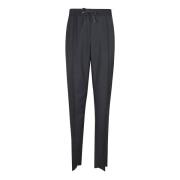 Valentino Garavani Mohair Wool Jogging Byxor Black, Herr