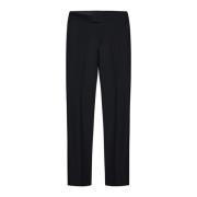 Lardini Svarta Ullbyxor Tapered Ben Black, Herr