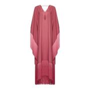 Taller Marmo Rosa Ross Kaftan Klänning Pink, Dam