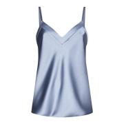 Blanca Vita Elegant Vit Topp Blue, Dam