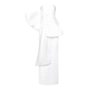 Solace London Vit Maeve Maxi Klänning White, Dam