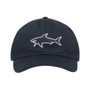 Paul & Shark Broderad 3D Haj Baseballkeps Black, Herr