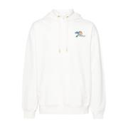 Casablanca Vit Tennis Logo Sweatshirt White, Herr