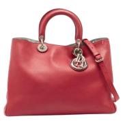 Dior Vintage Pre-owned Laeder totevskor Red, Dam