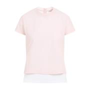 Alaïa Rose Clair Tshirt Body Pink, Dam