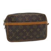 Louis Vuitton Vintage Pre-owned Canvas kuvertvskor Brown, Dam