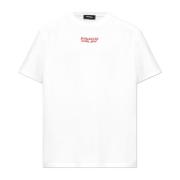 Dsquared2 T-shirt med logotyp White, Herr