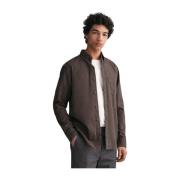 Gant Chevron Flanellskjorta Brown, Herr