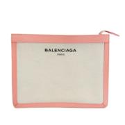 Balenciaga Vintage Pre-owned Canvas kuvertvskor Multicolor, Dam