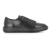 Officine Creative Svarta Läder High-Top Sneakers Black, Herr