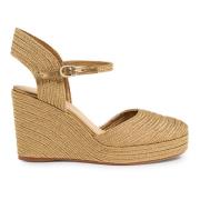 Castañer Carolyn/142 9 cm Wedges Yellow, Dam