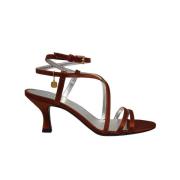 Ines De La Fressange Paris Sandal With Medal Red, Dam