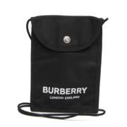 Burberry Vintage Pre-owned Nylon axelremsvskor Black, Dam