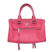 Prada Vintage Pre-owned Laeder handvskor Pink, Dam