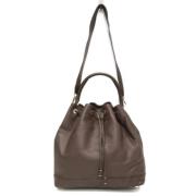 Louis Vuitton Vintage Pre-owned Laeder axelremsvskor Brown, Dam