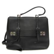 Prada Vintage Pre-owned Laeder handvskor Black, Dam