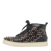 Christian Louboutin Pre-owned Pre-owned Laeder sneakers Black, Dam