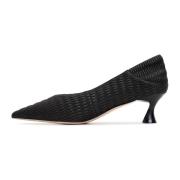 Cesare Gaspari Svart Stiletto Klackar Pumps Black, Dam