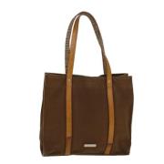 Burberry Vintage Pre-owned Laeder totevskor Brown, Dam