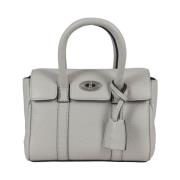 Mulberry Stilren Bayswater Heavy Grain Väska Gray, Dam