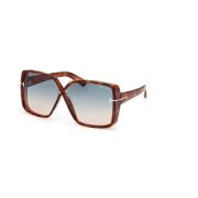 Tom Ford Grön Gradient Solglasögon Yvonne Modell Brown, Unisex