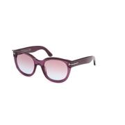 Tom Ford Lila Gradient Violet Solglasögon Purple, Unisex