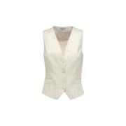 MVP wardrobe Monaco Gilet Beige, Dam