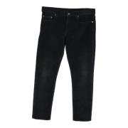 Yves Saint Laurent Vintage Pre-owned Bomull jeans Black, Herr