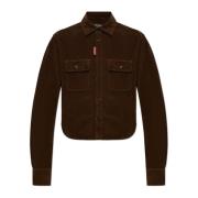 Dsquared2 Cordskjorta Brown, Dam