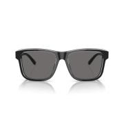 Emporio Armani Polariserade solglasögon Ea4208 605187 Kuddform Black, ...