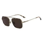 Calvin Klein Ck18102S-244 Solglasögon Brun/Guld Havana Gray, Unisex